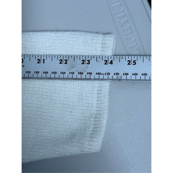 Vintage Structure Full Zip Varsity Cardigan Sweater Mens XL Ivory Eclectic Gran - Picture 7 of 9